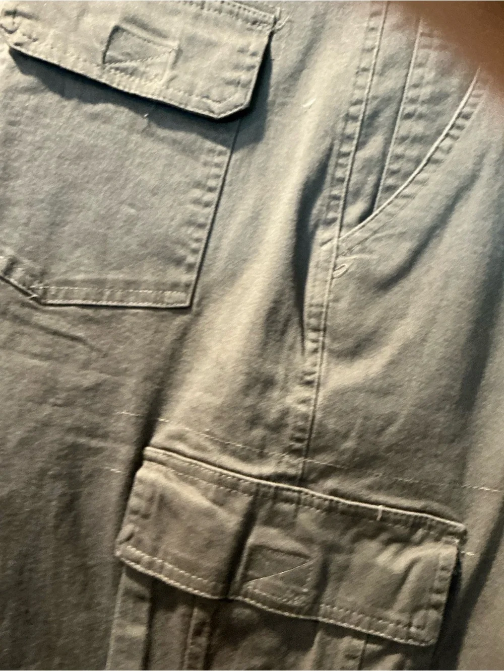 Wicked Stitch Men’s Gray Cargo Shorts Size 36 NWT